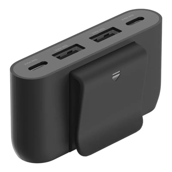 Adaptateur Hub De Charge Belkin 4 Ports Usb-c Et Usb-a – Noir (BUZ001bt2MBKB7) Adaptateur Hub De Charge Belkin 4 Ports Usb-c Et Usb-a – Noir (BUZ001bt2MBKB7)